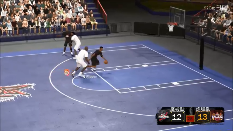 NBA2K-OK组合VS乔丹&皮蓬（4）