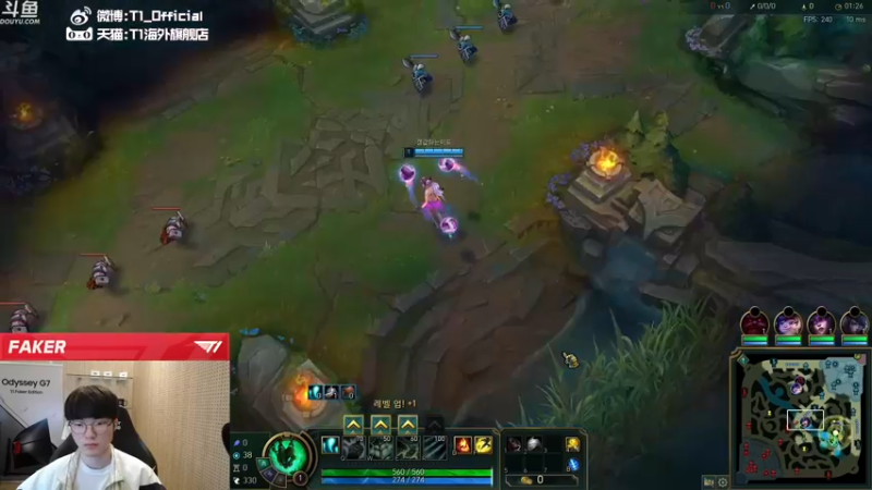 【2021-09-18 20点场】T1直播faker：T1 Faker