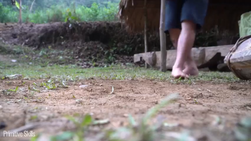 二基地T59用泥巴制作高温熔炉7《如果你一无所有 进入单人我的世界，自由荒野 离网乐园 全手工制作耕种 》