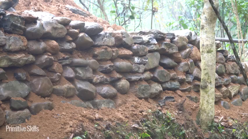 二基地第65天新房墙壁9《如果你一无所有 进入单人我的世界，自由荒野 离网乐园 全手工制作耕种 快乐野外生活 》