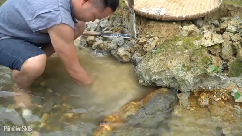 B基地的第71天在户外制作陶器2《如果你一无所有 进入单人我的世界，自由荒野 离网乐园 全手工制作耕种 快乐野外生活》