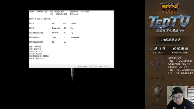 【TED出品】Smile杯D组败决 Fly vs Chaemiko 1400w惨案