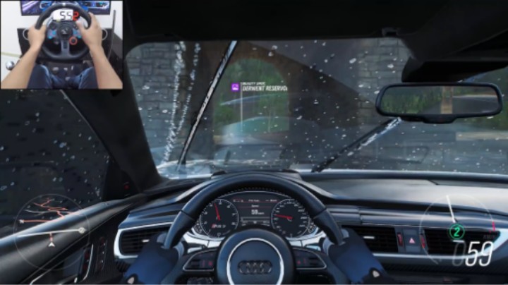 Audi RS7 Sportback - Forza Horizon 4  Logitech g29 gameplay