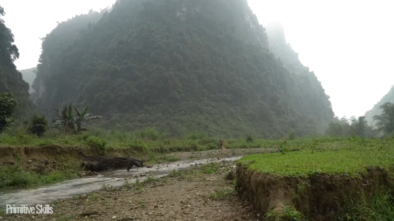 B基地的第71天在户外制作陶器1《如果你一无所有 进入单人我的世界，自由荒野 离网乐园 全手工制作耕种 快乐野外生活》