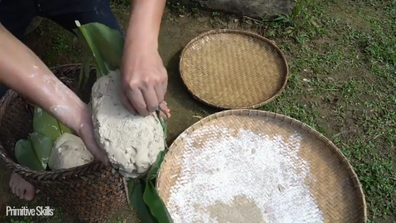 B基地的第71天在户外制作陶器4《如果你一无所有 进入单人我的世界，自由荒野 离网乐园 全手工制作耕种 快乐野外生活》