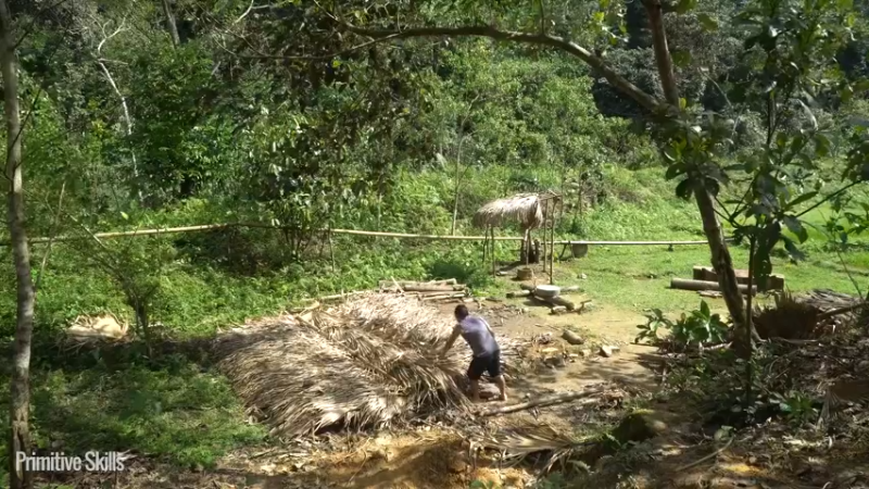 B基地的第99天B基地倒塌3《如果你一无所有 进入单人我的世界，自由荒野 离网乐园 全手工制作耕种 快乐野外生活》