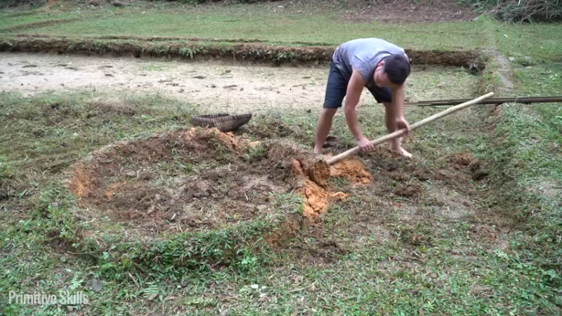 二基地的第68天准备种稻子3《如果你一无所有 进入单人我的世界，自由荒野 离网乐园 全手工制作耕种 快乐野外生活 》