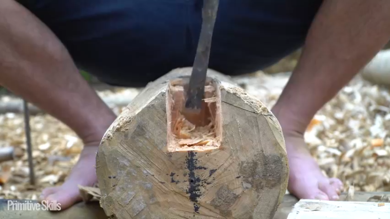 B基地的第70天新屋的框架12《如果你一无所有 进入单人我的世界，自由荒野 离网乐园 全手工制作耕种 快乐野外生活》