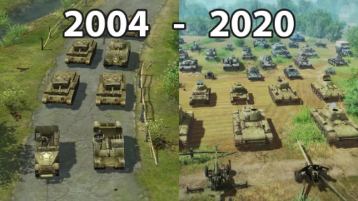 Evolution of Men of War Games 2004 - 2020