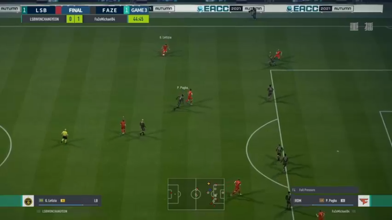 【2021-09-20 14点场】FIFAOnline4官方直播间：【重播】EACC秋季赛决赛