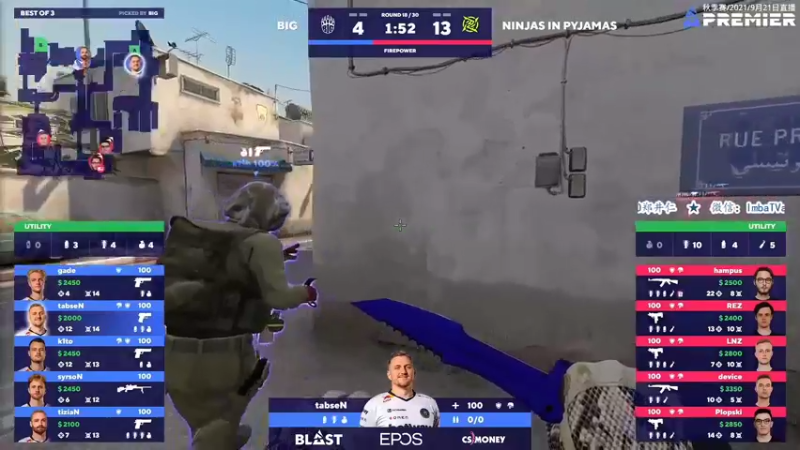 【2021-09-21 02点场】CSGO解说爱华：【爱华】Blast秋季赛 B组 Day1