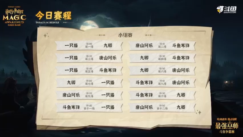 D.哈利波特：魔法觉醒-最强巫师争霸赛-小组比赛D07