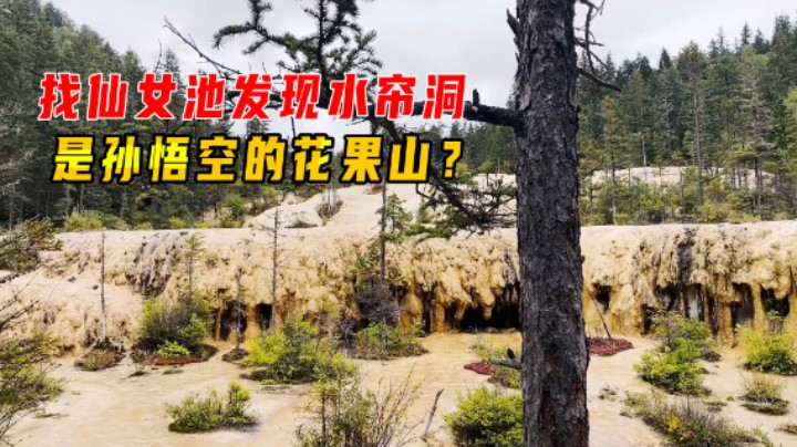 九寨沟2：仙女池没找到，找到孙悟空居住旧址了！这地方长得好奇怪