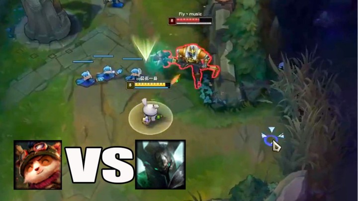 【恶霸提莫】对线铁男提莫可以带黑暗收割，这个天赋真的是有手就行