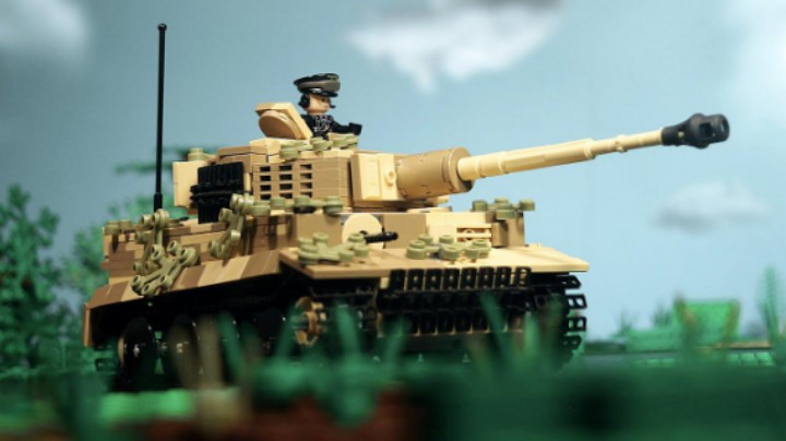 FURY  Lego Battle  - WW2 - stop motion