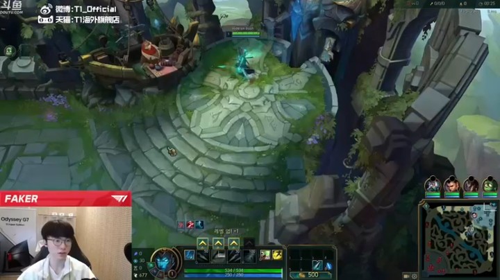 【T1直播faker】下路ad复仇之矛轻松拿下一血12-0主宰比赛带飞全场