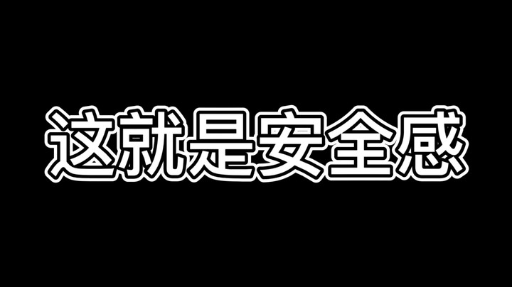 这就是安全感！