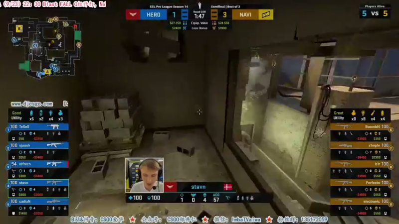 【2021-09-23 12点场】CSGO解说爱华：【爱华】现在是NAVI录播 明晚C组