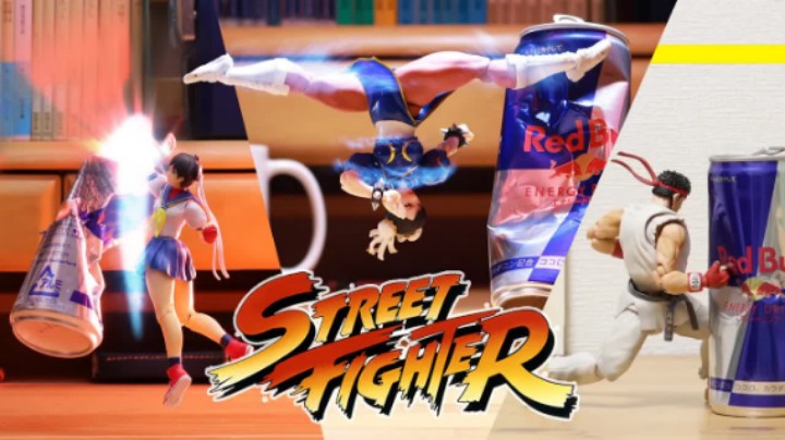 Street Fighter Series Ryu, Sakura, Chun Li’s Ultra Combo Stop Motion
