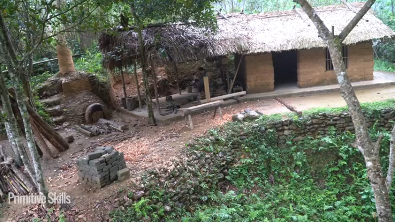 #制作农家研磨水车6浪漫山野3基地】《如果你一无所有 进入单人我的世界，自由荒野 离网乐园 全手工制作耕种 快乐野外生活》