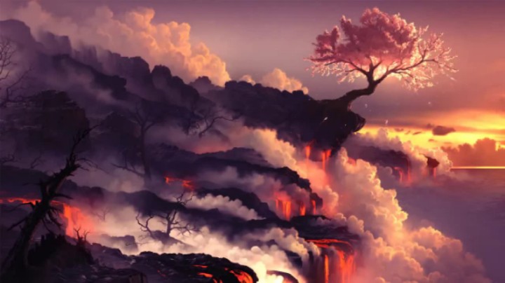 HD Sakura Tree Live Wallpaper