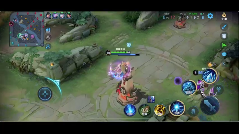 【2021-09-23 14点场】BLUE呀丶：五排法拉利 一盘不输上王者