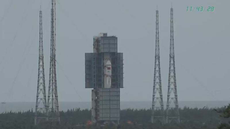 【2021-09-16 11点场】在线天文：长征七号火箭转运