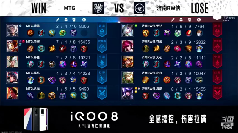 【2021-09-24 19点场】YTG丶落幕：解说KPL 上海EDG VS XYG