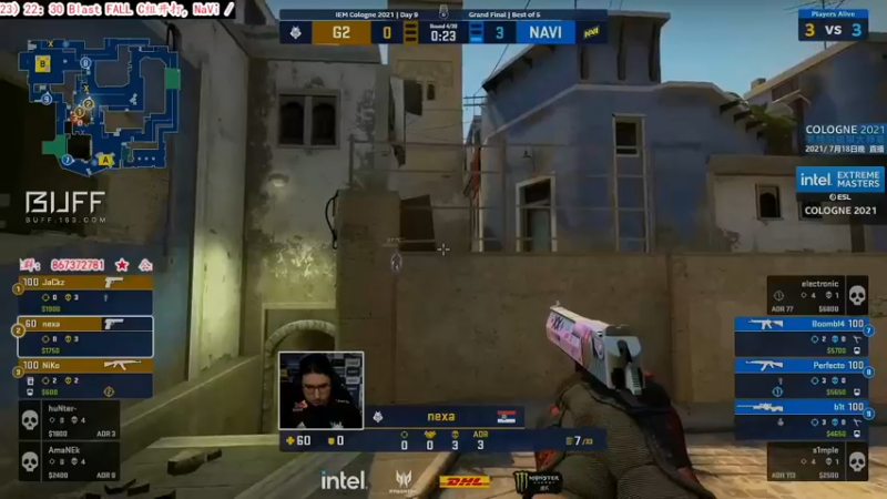 【2021-09-24 18点场】CSGO解说爱华：【爱华】现在是NAVI录播 明晚C组