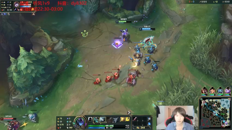 【2021-09-24 04点场】祈风1v9：国服第一VN！一个打八百多个！