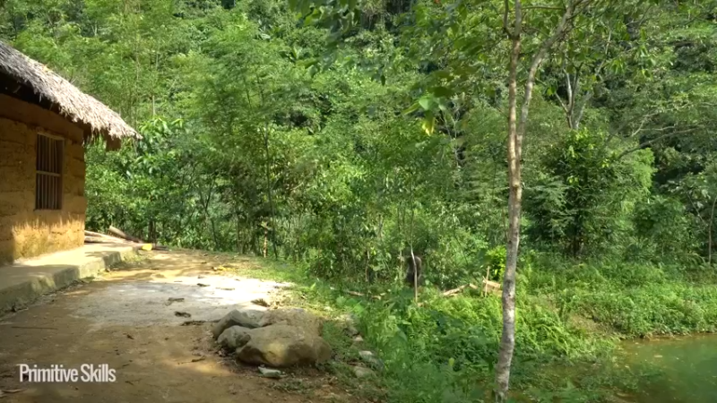 3基地B126竹筏旅游(22)山野基地】《如果你一无所有 进入单人我的世界，自由荒野 离网乐园 全手工制作耕种 快乐野外生活》