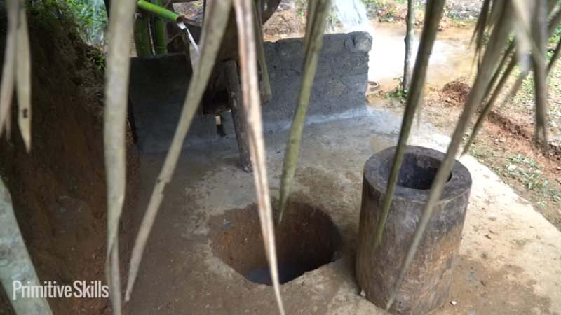 3基地B124卫生间自来水系统(17)山野基地】《如果你一无所有 进入单人我的世界，自由荒野 离网乐园 全手工制作耕种 快乐野外生活》