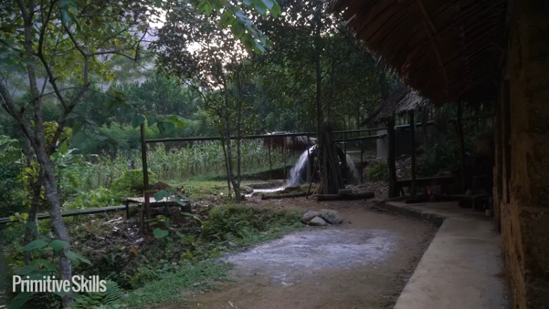 3基地B124卫生间自来水系统(20)山野基地】《如果你一无所有 进入单人我的世界，自由荒野 离网乐园 全手工制作耕种 快乐野外生活》