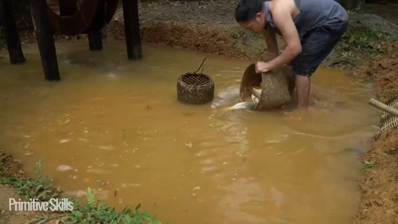3基地1121制作独轮车(12)山野】《如果你一无所有 进入单人我的世界，自由荒野 离网乐园 全手工制作耕种 快乐野外生活》