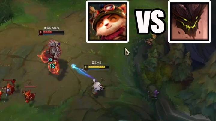 【恶霸提莫】我们艾黎提莫打AP石头人说实话那就是掉打