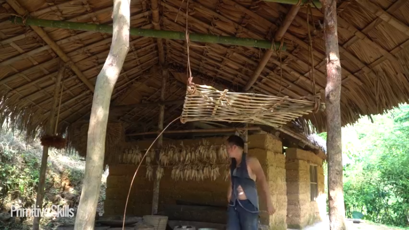 3基地B125平民草鞋王(14)山野基地】《如果你一无所有 进入单人我的世界，自由荒野 离网乐园 全手工制作耕种 快乐野外生活》