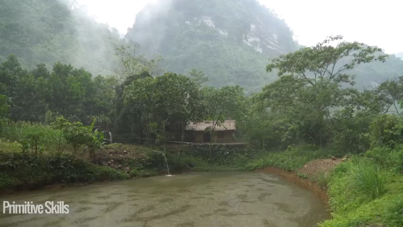 3基地b122需要游泳池(16)山野基地】《如果你一无所有 进入单人我的世界，自由荒野 离网乐园 全手工制作耕种 快乐野外生活》