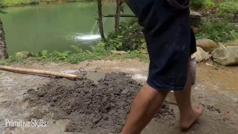 3基地B124卫生间自来水系统(16)山野基地】《如果你一无所有 进入单人我的世界，自由荒野 离网乐园 全手工制作耕种 快乐野外生活》