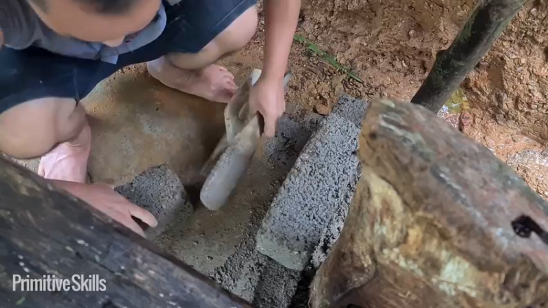 3基地B124卫生间自来水系统(14)山野基地】《如果你一无所有 进入单人我的世界，自由荒野 离网乐园 全手工制作耕种 快乐野外生活》