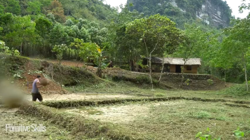 3基地1121制作独轮车(14)山野】《如果你一无所有 进入单人我的世界，自由荒野 离网乐园 全手工制作耕种 快乐野外生活》