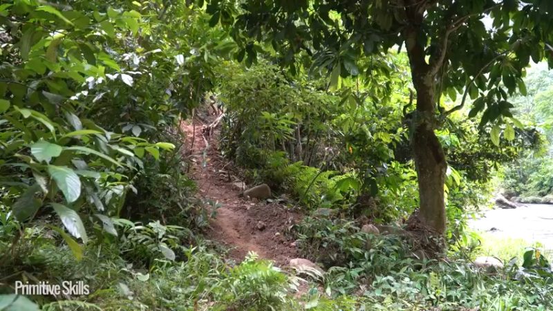 3基地B126竹筏旅游(27)山野基地】《如果你一无所有 进入单人我的世界，自由荒野 离网乐园 全手工制作耕种 快乐野外生活》