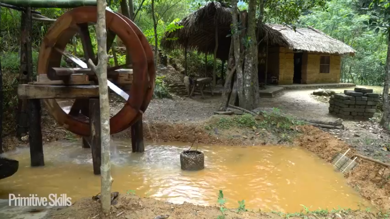 3基地1121制作独轮车(10)山野】《如果你一无所有 进入单人我的世界，自由荒野 离网乐园 全手工制作耕种 快乐野外生活》