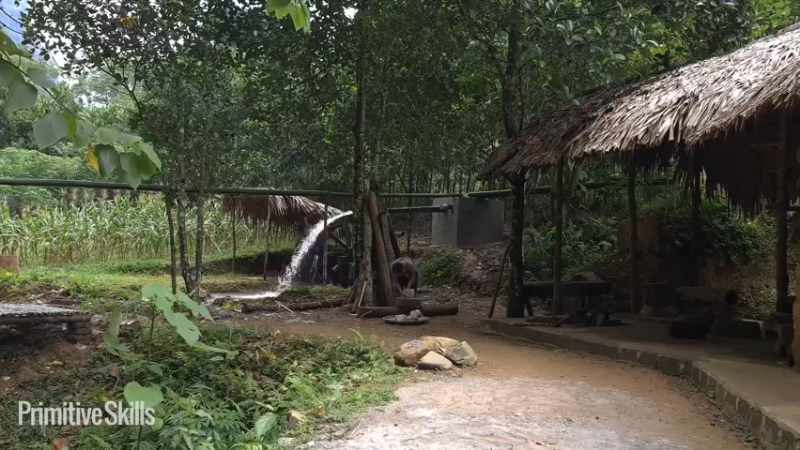 3基地B124卫生间自来水系统(29)山野基地】《如果你一无所有 进入单人我的世界，自由荒野 离网乐园 全手工制作耕种 快乐野外生活》