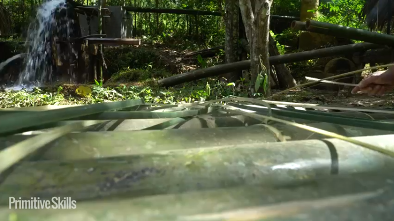 3基地B124卫生间自来水系统(7)山野基地】《如果你一无所有 进入单人我的世界，自由荒野 离网乐园 全手工制作耕种 快乐野外生活》