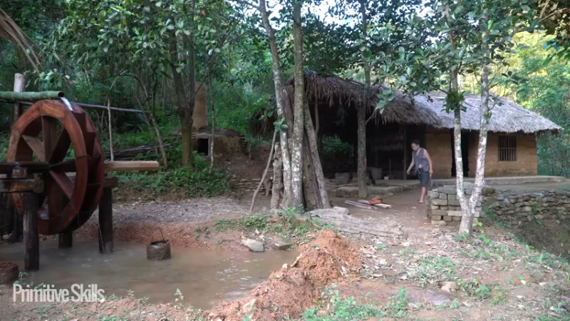 3基地1121制作独轮车(15)山野】《如果你一无所有 进入单人我的世界，自由荒野 离网乐园 全手工制作耕种 快乐野外生活》