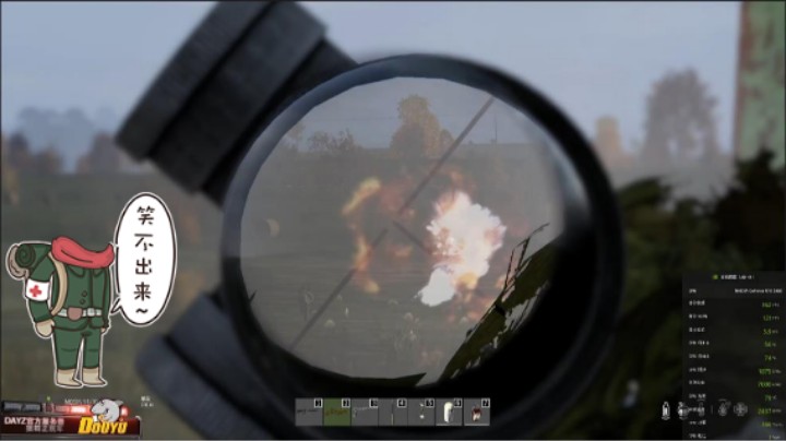 【DAYZ】马帮行者.上演实力老六西北大Z城连斩3人.三角军营坠机点淡定收割高富帅一枚