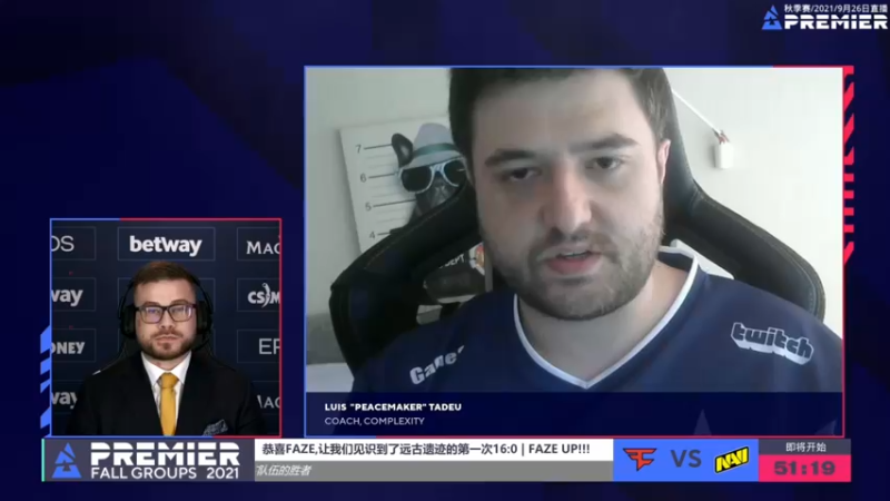 【2021-09-27 01点场】alex卞正伟：【Blast解说】FAZE vs NAV