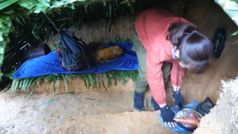 更新在山里度过节日(20)深入荒野隐居修仙,建设世外桃源投个币吧