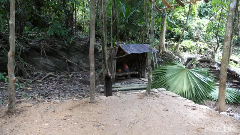 更新1季搭建安居小屋 就是这里吧！(18)深入荒野隐居修仙,建设世外桃源投个币吧