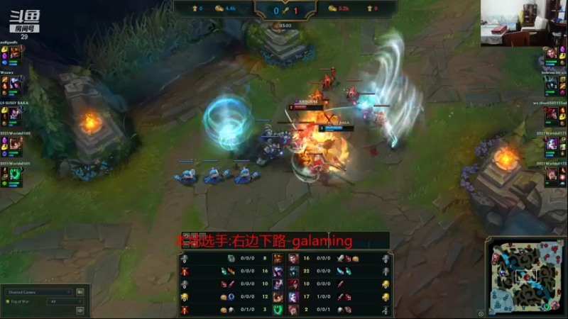 【2021-09-28 01点场】教练JoKer：OB欧服选手战斗，RNG目前全员在线